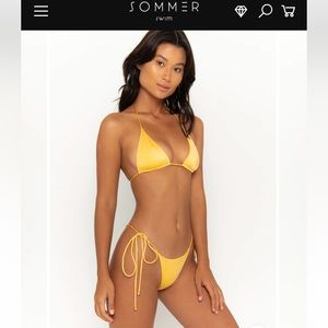 AUSTRALIAN brand, trendy bikini set, new with tags, Size S, YELLOW
